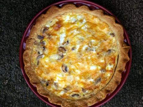 Cheese and Mushroom Quiche IMGP8857