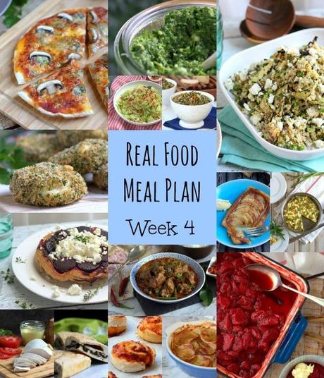 Our Real Food Meal Plan – Week 4 2015