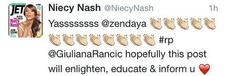 Zendaya Gains Support After Classy Response To Giuliana Zendaya Gains Support After Classy Response To Giuliana