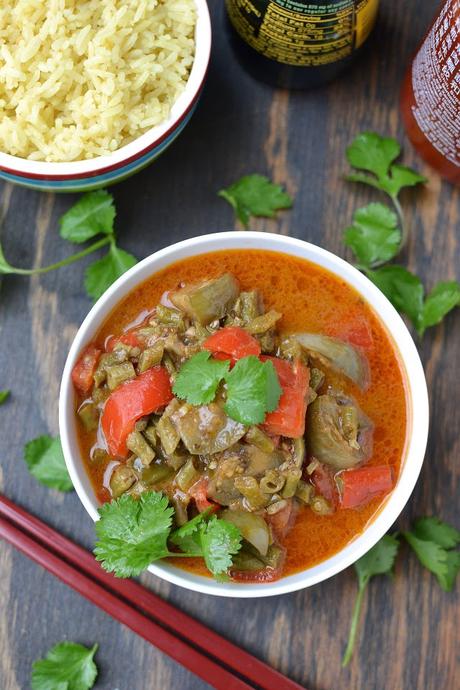 Thai Vegetable Red Curry (Vegan Recipe)