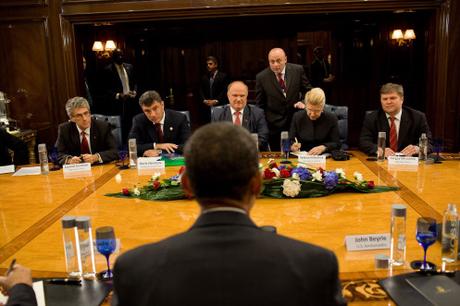 Boris Nemtsov 2009 Obama Leonid Gozman, Nemtsov, Gennady Zyuganov, Yelena Mizulina, Sergei Mitrokhin