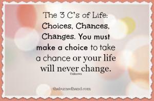 Choices…