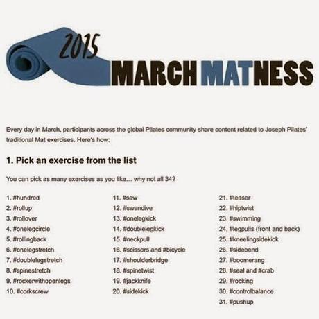 Pilates MarchMatness Challenge 2015