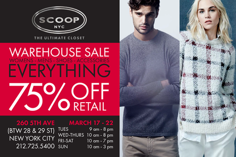 SHOPPING NYC: Scoop NYC Warehouse Sale