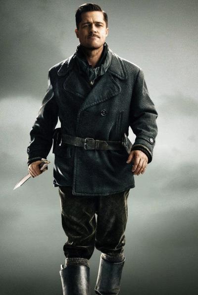 Lt. Aldo Raine Leads the Inglourious Basterds Brad Pitt as Lt. Aldo Raine in Inglourious Basterds (2009).