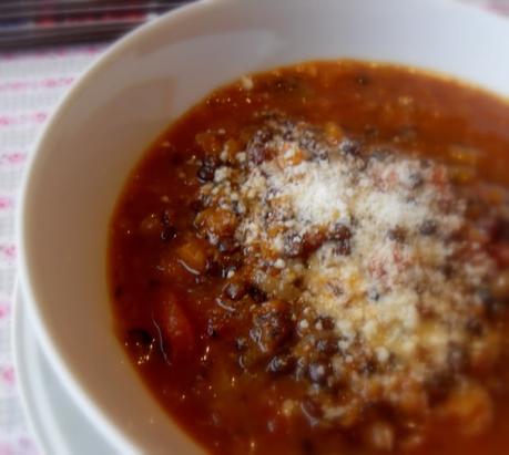 Chunky Puy Lentil and Veggie Soup
