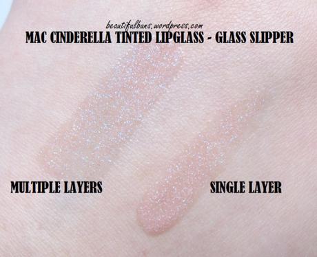 MAC Cinderella tinted Lipglass glass slipper 11
