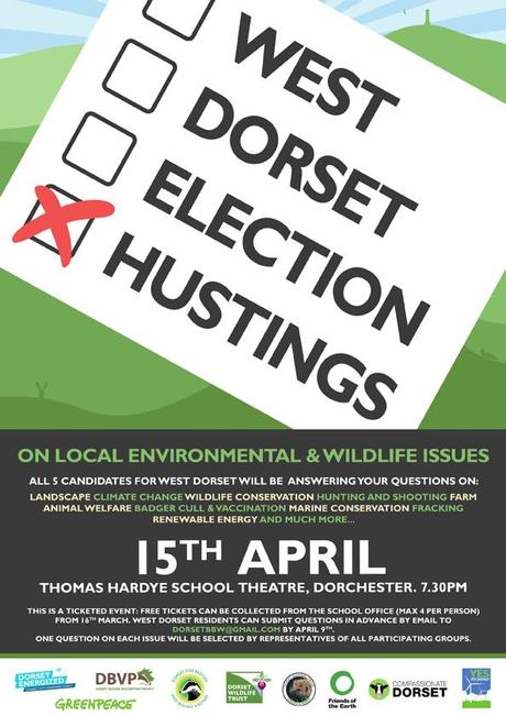 Dorset Energized support West Dorset Election Hustings in Dorchester on 15th April 2015