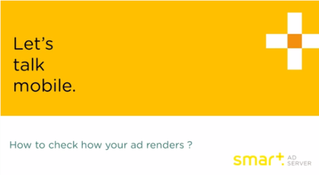 Agencies, how can you preview mobile ads when displayed using Smart AdServer? mobile ads