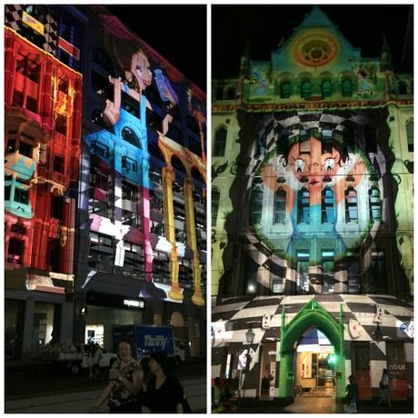 A Day Out in Melbourne white night flinders st