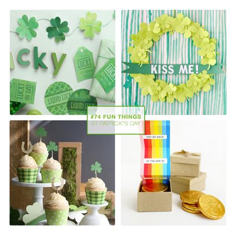74 fun things // St Patrick’s Day 74funthings_stpatricksday