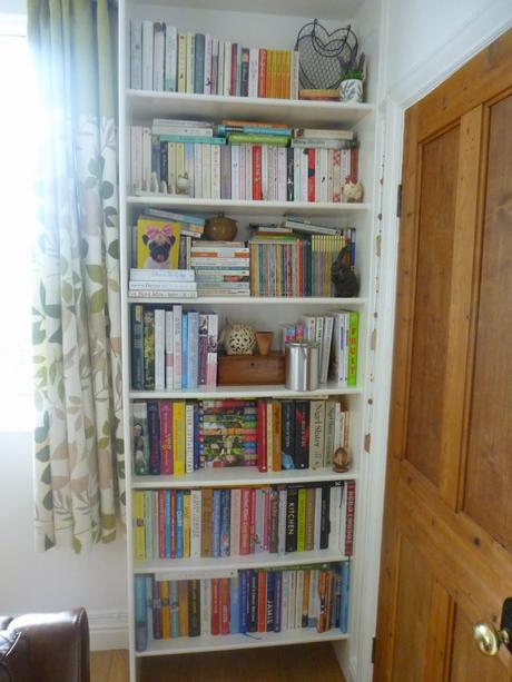 My Tidy Bookcase ..... and there's a man in our hole