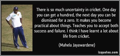 What Cricket Teaches Us...