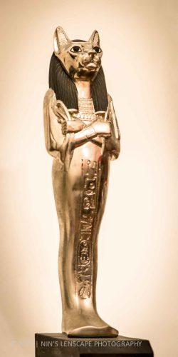 Egyptian god with cat head