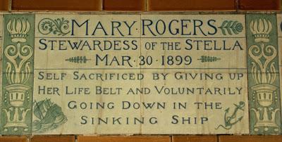 Postman's Park (3): Mary Rogers Postman's Park (3): Mary Rogers