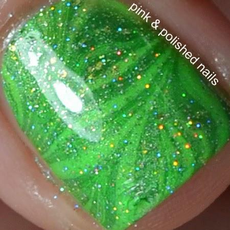 St. Patrick's Day Inspired Water Marble
