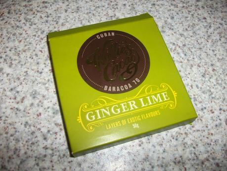 Willie's Cacao Ginger Lime Dark Chocolate Review