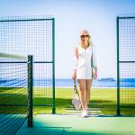 TRENDY SPORTS !!! Fitness On Toast Faya Blog Girl Gym Training Workout Tennis Fitspo Fashion Dress Monreal Designer Chic Elegant Figure Hugging Luxurious Material White Holiday Travel Positano Il San Pietro Court Best View Italy SQUARE COLOUR-2