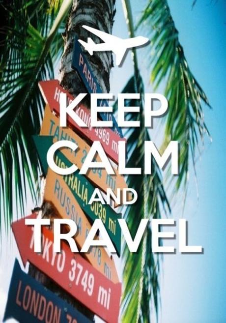keep calm travel poster