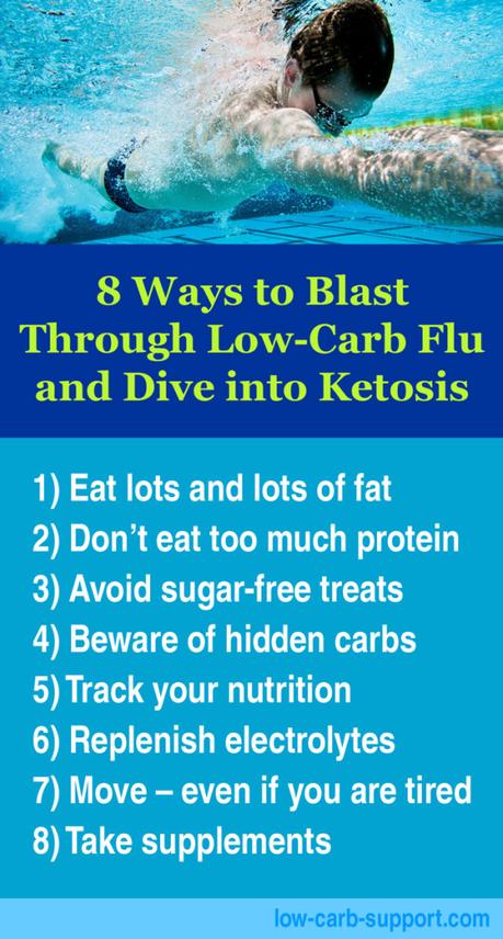 8 Ways to Blast through Low-Carb Flu and Dive into Ketosis