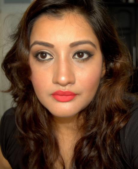 daytime glam makeup for Indian skintone