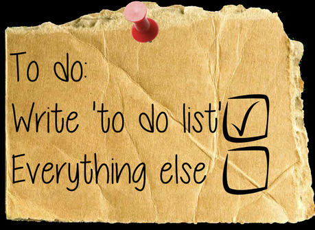 My current to do list