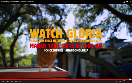 A Chicken named Gloria is a Burger Exec now