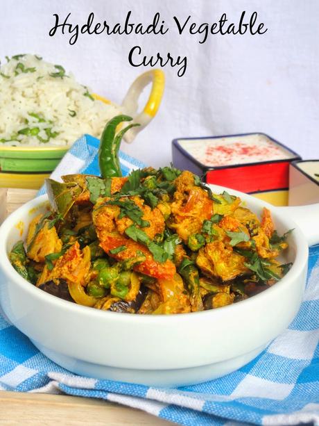 Desi Health Bites- Hyderabadi Vegetable Curry