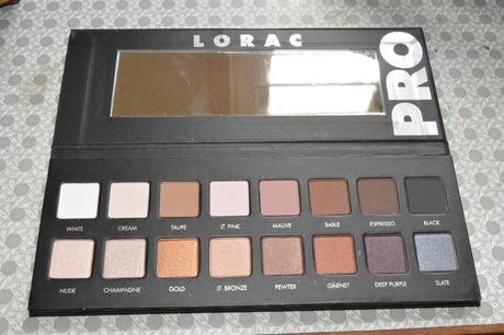 lorac pro palette makeup look