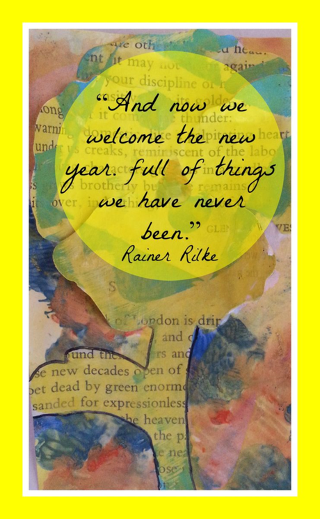 Spring, like a new year, inspires your artistic rebirth -Rilke said, 