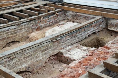 Archaeological find at Hampton Court Palace