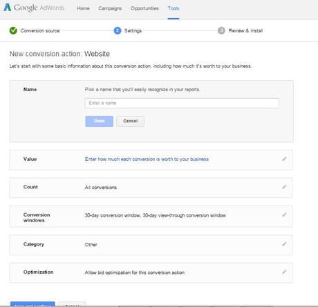 adwords conversions tracking prestashop