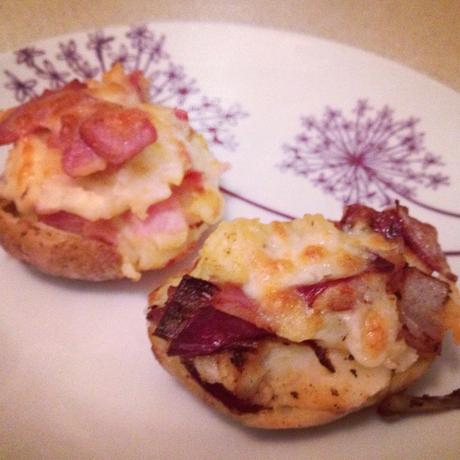 Recipe: Starter – Potato Skins with a Magic Ingredient Loaded Potato Skins with Tabasco