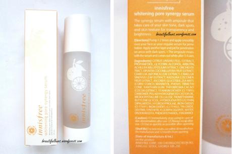 Innisfree Whitening Pore Synergy Serum (1)