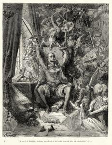 A world of disorderly notions, picked out of his books, crowded into his imagination by Gustave Dore (1863)
