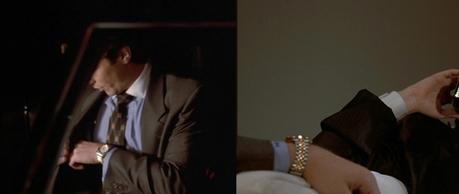 Patrick Bateman’s Gray Suit in American Psycho Note the monogrammed cuff. Is it P.D.B.? I don't think we ever see his middle name...