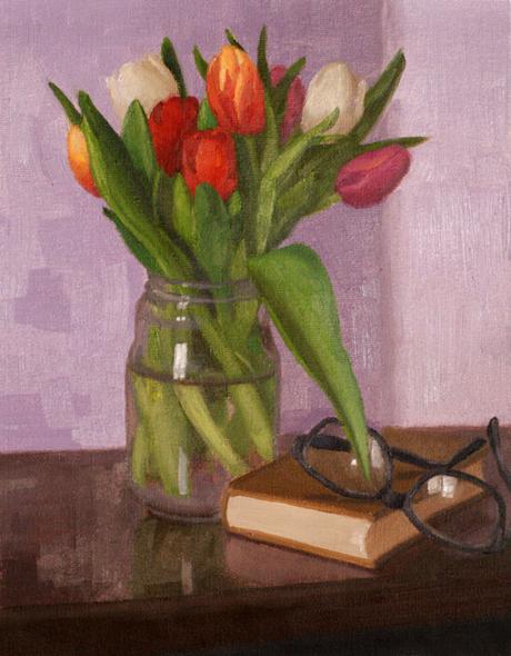 Tulpen (oil study) 