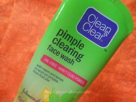 Clean & Clear Pimple Clearing Face Wash Review Clean & Clear Pimple Clearing Face Wash Review