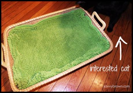diy upcycled pet bed_savvy brown_6a