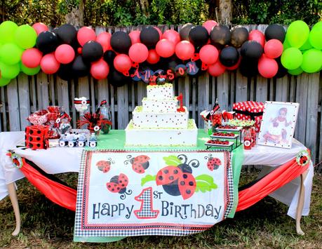 Ladybug 1st birthday party Life Lately