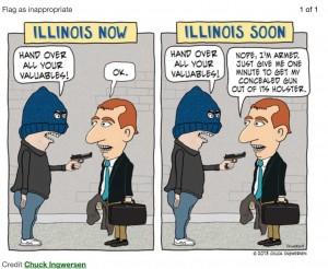 Sunday Comic_ Will Concealed Carry Be Good for Illinois? - Evans