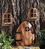 Image result for little doors on trees
