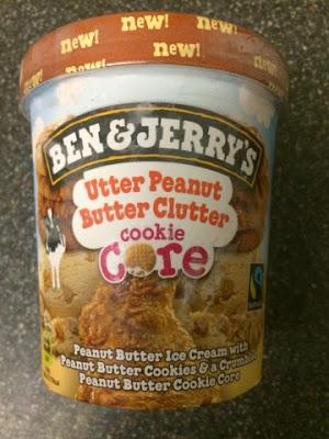 Today's Review: Ben & Jerry's Utter Peanut Butter Clutter Cookie Core