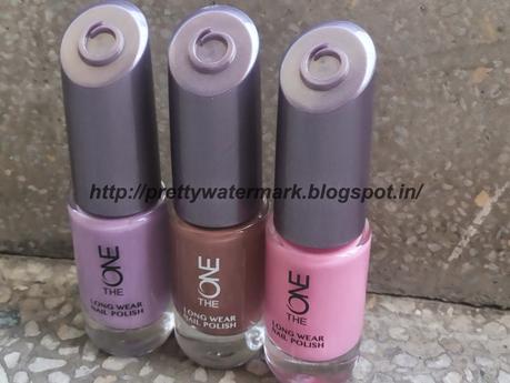 Newly Launch-The One Long Wear Nail Polish-Strawberry Cream,Lilac silk & Cappuccino