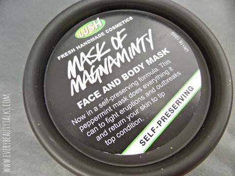 Lush Self-Preserving Magnaminty Face and Body Mask