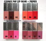 clinique pop lip color primer all 13 shades