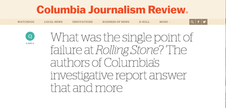 The Rolling Stone report in Columbia Journalism Review