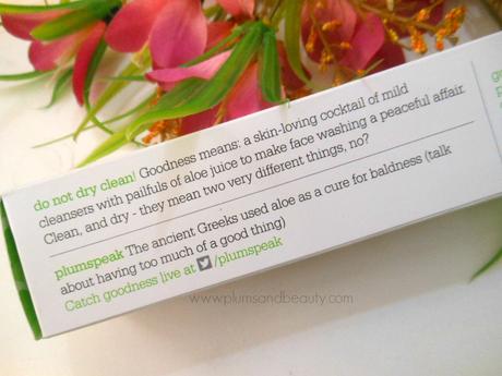 Plum Hello Aloe Skin Loving Face Wash Review Plum Hello Aloe Skin Loving Face Wash Review