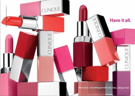 CLINIQUE POP Lipstick group stacked