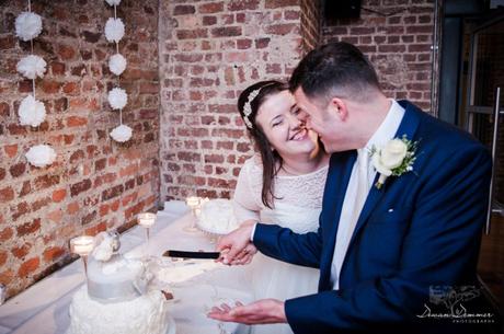 Cutting wedding cake Cutting wedding cake